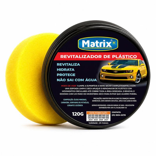 Revitalizador De plastico automotivo matrix cera moto E carro para choque original