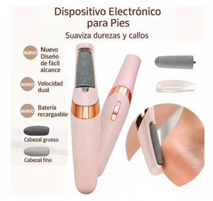 Removedor de Callos Eléctrico Portátil Recargable