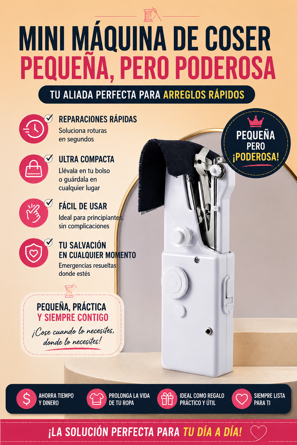 Repara tu ropa en segundos sin salir de casa!