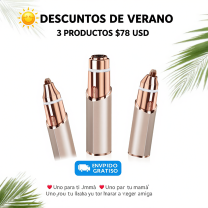 Removedor Facial 2*1  Eléctrico Sin Dolor – Piel Suave en Segundos