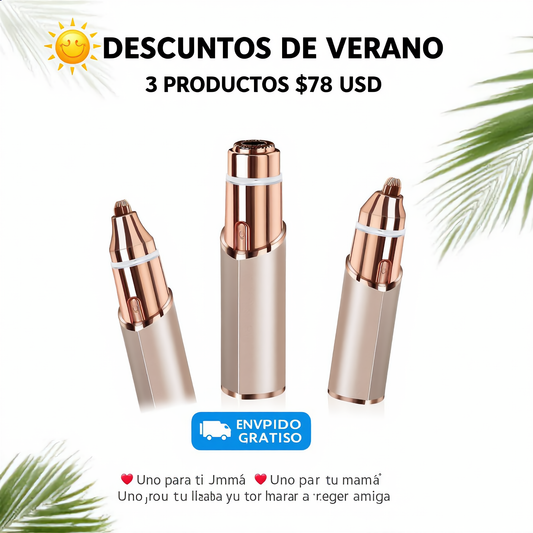 Removedor Facial 2*1  Eléctrico Sin Dolor – Piel Suave en Segundos