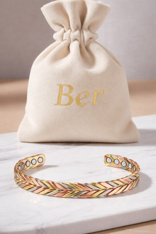 Pulsera  magnéticos de cobre de lujo